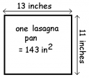 Lasagna pan
