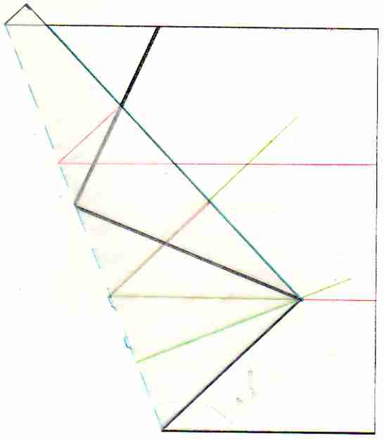 Folding the patty paper