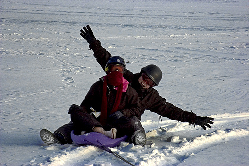 sledding