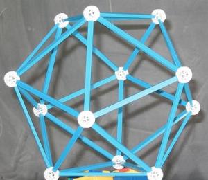 blue icosahedron, by shonk