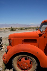 Fire Truck in Death Valley, CA
