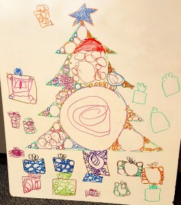 Greetings from my Math Circle kids, and best wishes for a grace-filled holiday season.