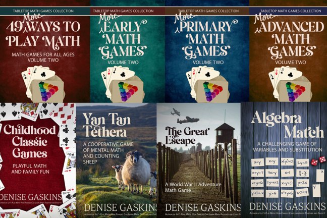 Tabletop Math Games Collection books by Denise Gaskins