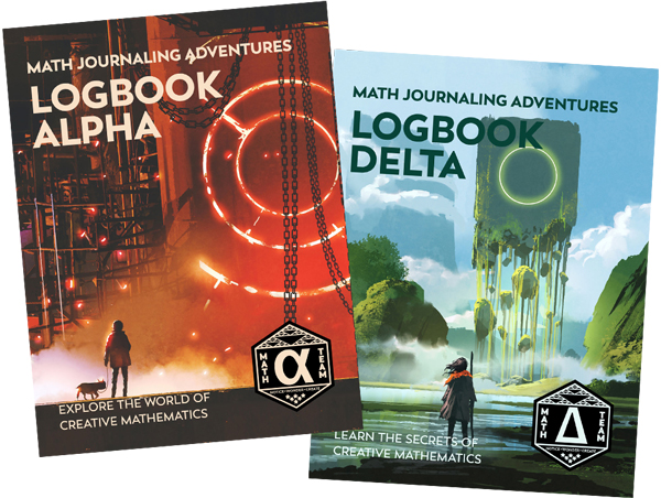 Math Journaling Adventures series by Denise Gaskins