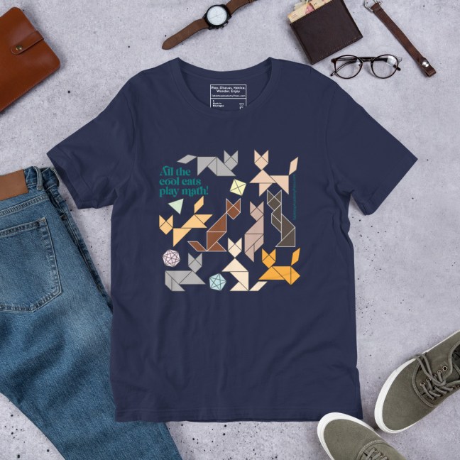 Cool Cats Play Math T-shirt