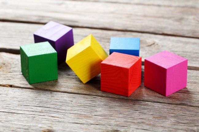 colorful wooden blocks