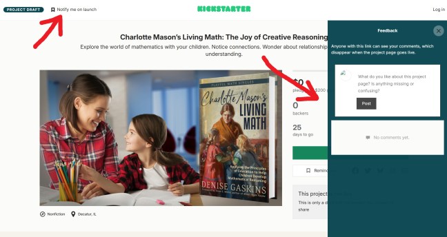 Kickstarter preview screenshot