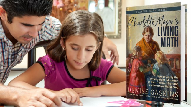 dad helping girl with math homework