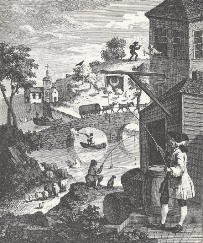 “The importance of knowing perspective” by William Hogarth, public domain