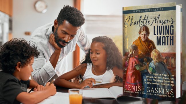 family doing math together