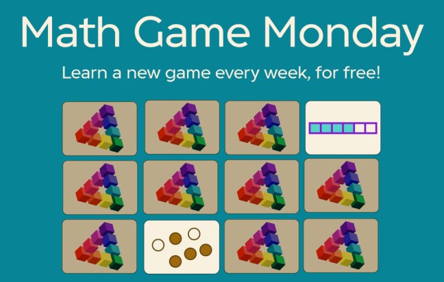 Learn a new math game every week, for free