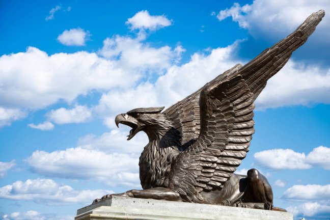 statue of a gryphon