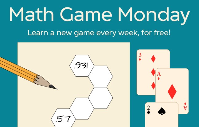 Learn a new math game every week, for free