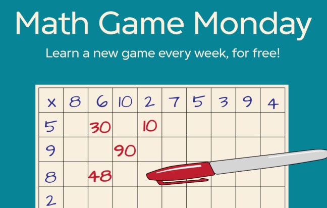 Learn a new math game every week, for free
