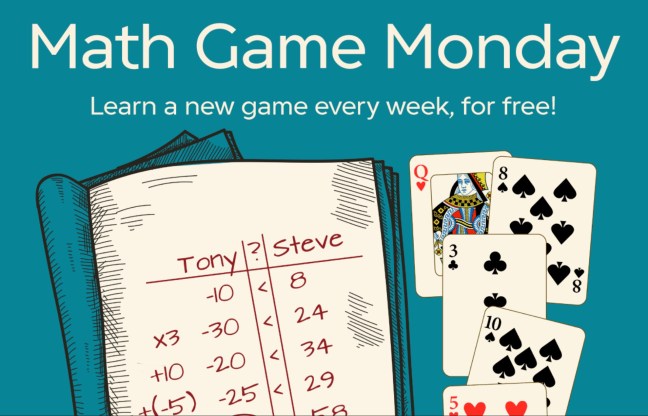 Learn a new math game every week, for free
