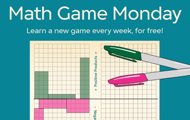 Learn a new game with Math Game Monday