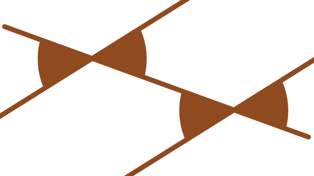 diagram of two parallel lines