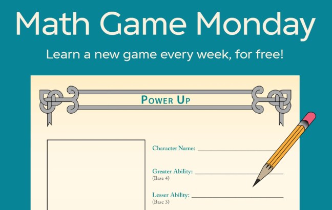 Learn a new game with Math Game Monday