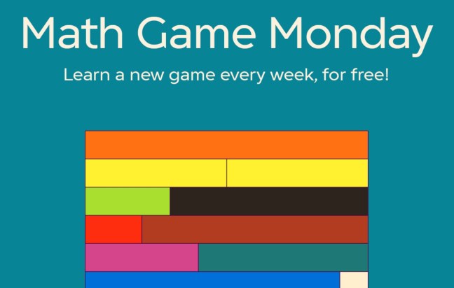 Learn a new game with Math Game Monday