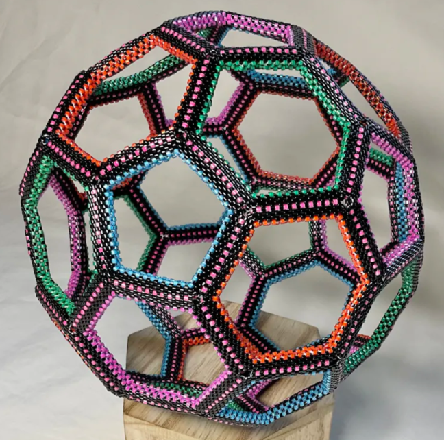 Neon Buckyball by Erin Peña